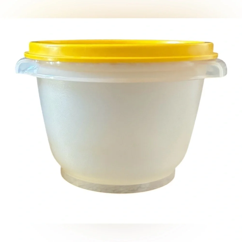 Vintage 4 piece Tupperware set-2 lids, 2 containers